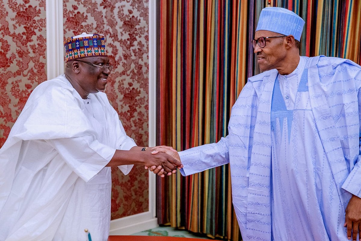 Buhari meets Senate President on insecurity, APC Crisis
