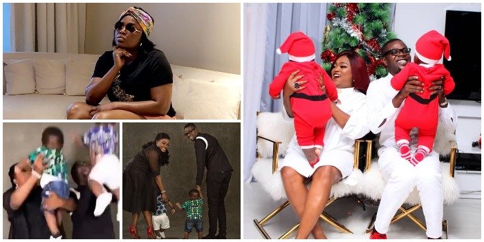 Funke Akindele finally unveils faces of her adorable twins – They’re so beautiful to behold (Photos)