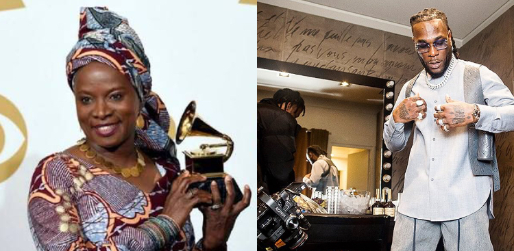 Burna Boy looses Grammy award to Angelina Kidjo