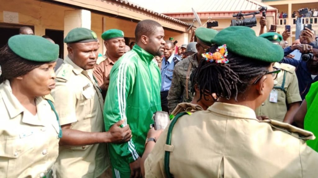 Prophet Alfa of Sotitobire Miracle Centre arrives court amidst heavy security as Magistrate orders journalists out (Photos)