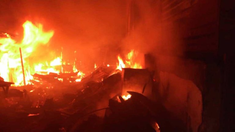 Breaking: Fire guts DELSU postgraduate hostel