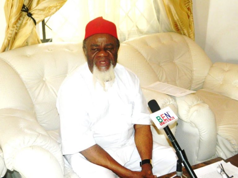 Ezeife says God aware Nigeria is disintegrating, issues strong warning to Fulani against war