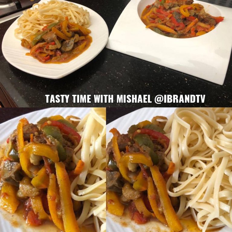 TASTY TIME WITH MISHAEL (GOAT MEAT VEG SAUCE) Episode 2 | @iBrandTV