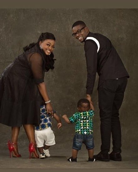 Funke Akindele marks first birthday of her twin boys 