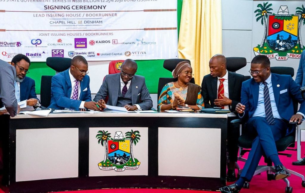 Lagos signs N100bn infrastructure devt bond