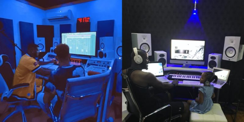 Peter Okoye shows off his remodeled Banana Island Private Studio (Photos)