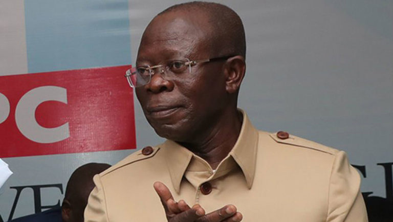 Updated: APC Crisis: Adams Oshiomhole bows out, thanks Buhari for his support