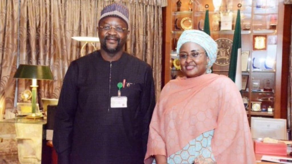 Buhari’s minister, Dare meets Aisha Buhari, gives reason