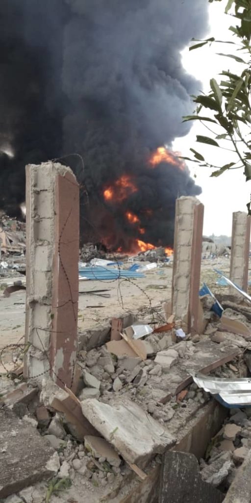 Abule Ado Explosion: It was an implosion not explosion, Fire Service insists