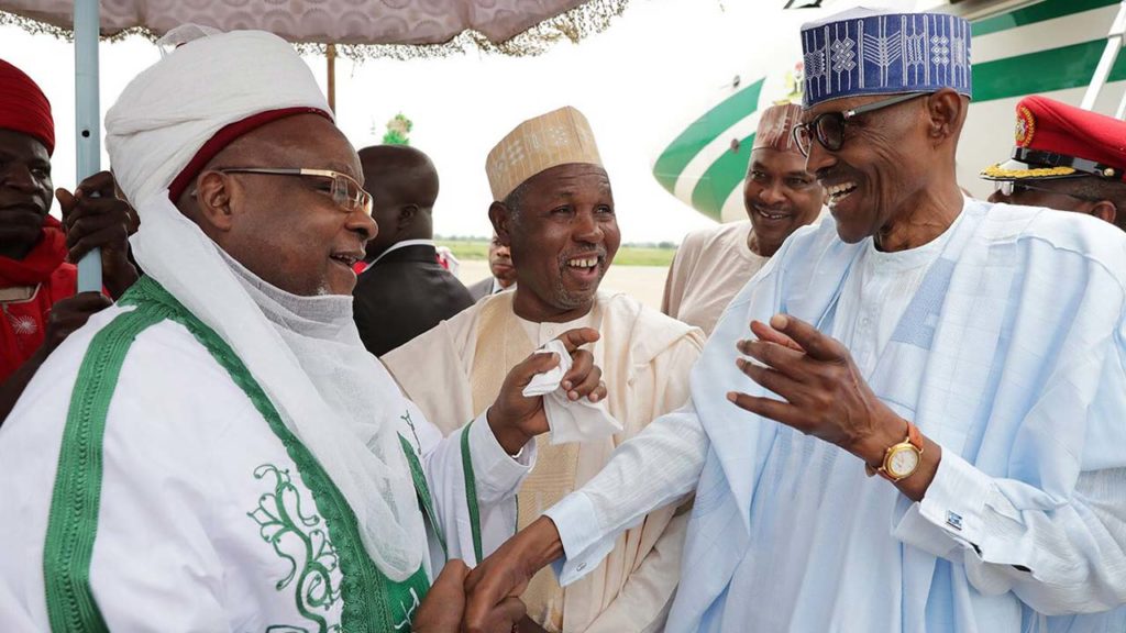 I'm very pleased you came out healthy, Buhari to Emir of Daura