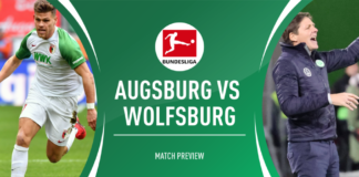 Wolfsburg extends unbeaten run after stoppage-time goal against Augsburg