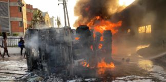 Two died, several injured as petroleum tanker burst into flame in Ibadan