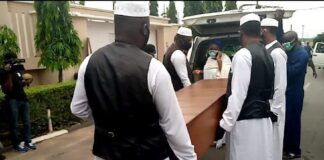 Just In: Abiola Ajimobi laid to rest amid tight security
