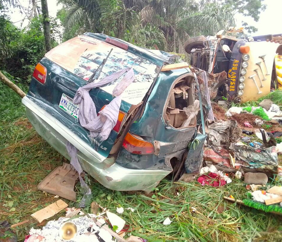 5 died, 2 injured as FRSC confirms accident on Nsukka-Obollo road, Enugu