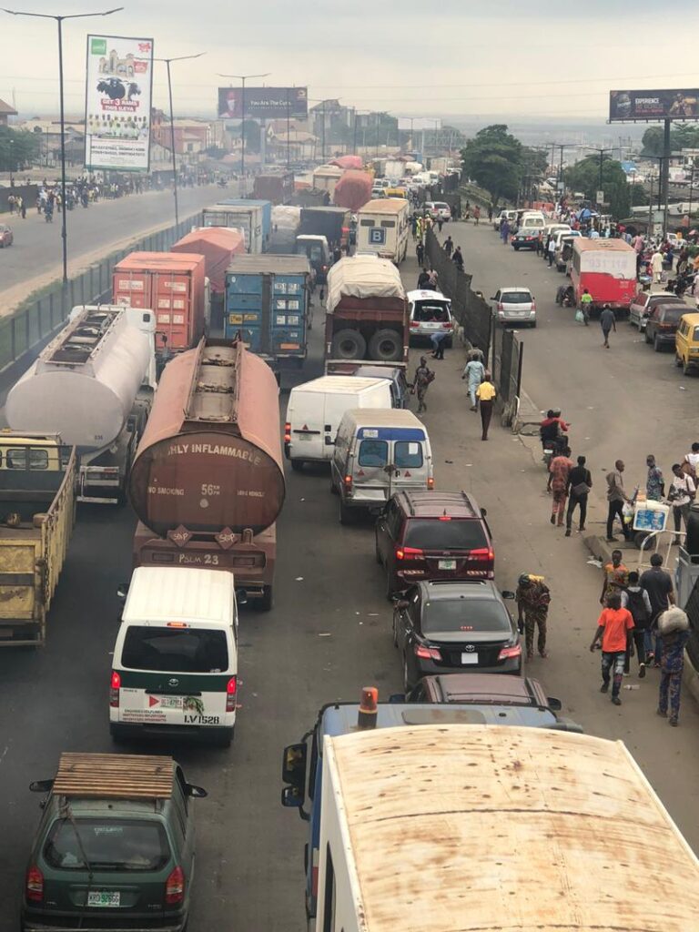 Just In: Tanker explosion averted as gridlock takes over Lagos-Ibadan expressway 
