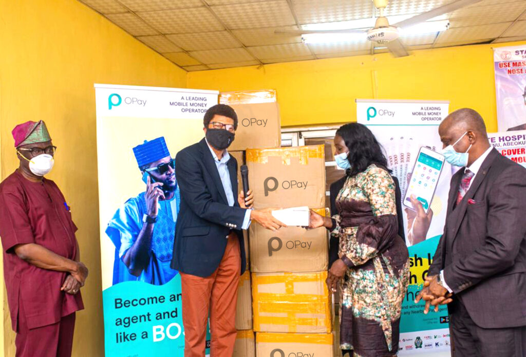 COVID-19: Opay commits N50m, 300,000 face mask to supports frontline medics