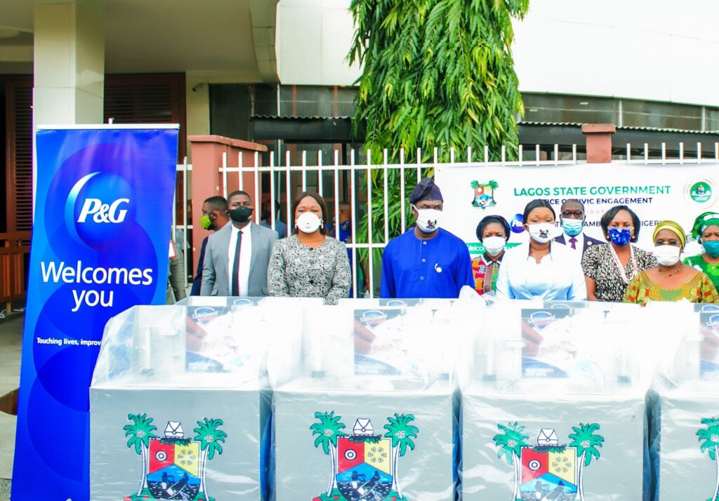 P&G partners LASG on handwashing stations for markets, hospitals, others