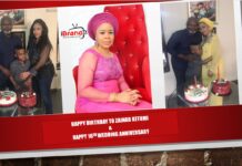 Momoh celebrate 16th wedding anniversary, as Wife marks birthday