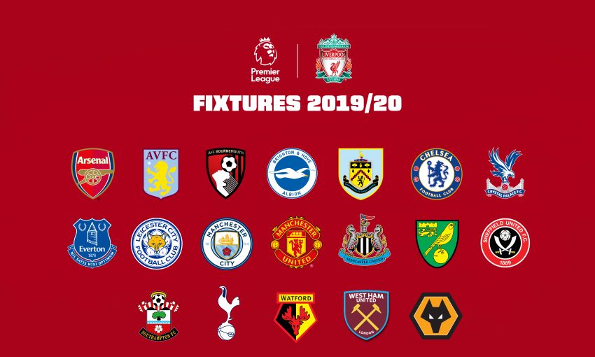 Revealed: Liverpool's 2019-20 Premier League fixture list ...