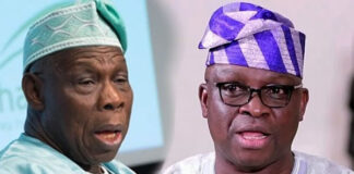 Fayose attacks Obasanjo's official statement on ex-Senator Kashamu's death