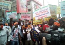 Photo Story: RevolutionNow protest currently ongoing in Nigeria