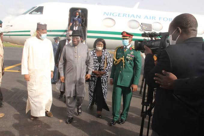 Jonathan, other West African leaders arrive Mali