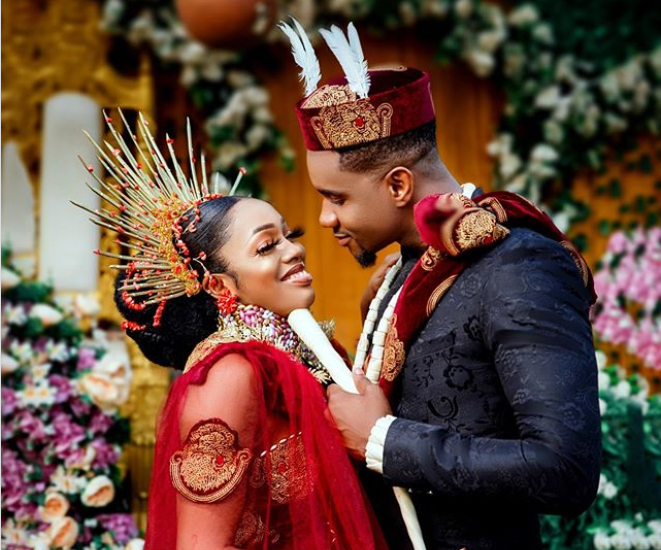 Checkout Beautiful Photos From Living In Bondage Star Swanky J.K.A As He Ties The Knot