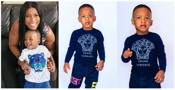 Popular Blogger Linda Ikeji Gushes Over Son As He Clocks 2