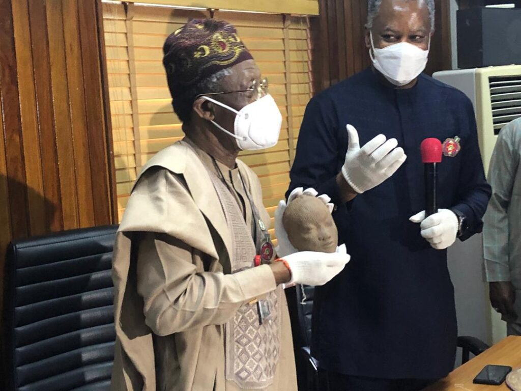 Nigeria receives 600-year-old Ife terracotta smuggled from Netherlands