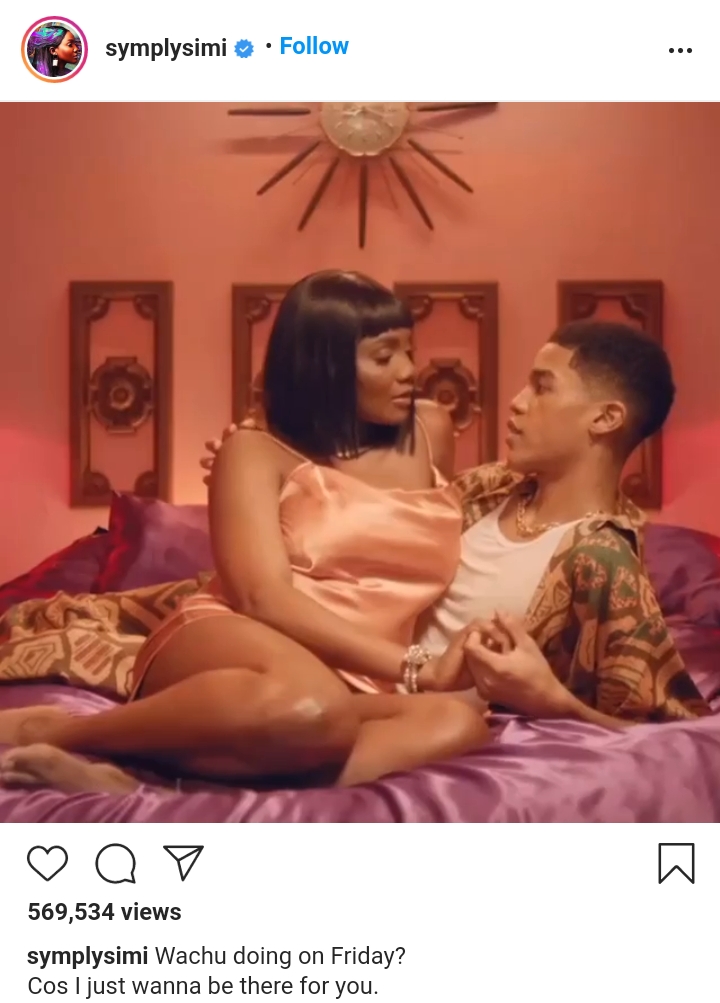 Reactions Pour In As Singer Simi Is Seen In Bed With A  White Man