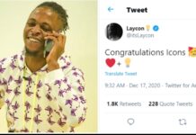 Laycon Congratulate Fan base As He Gets Verified On Twitter