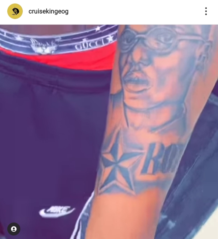 Checkout What A Wizkid Fan Did To Himself To Get Attention