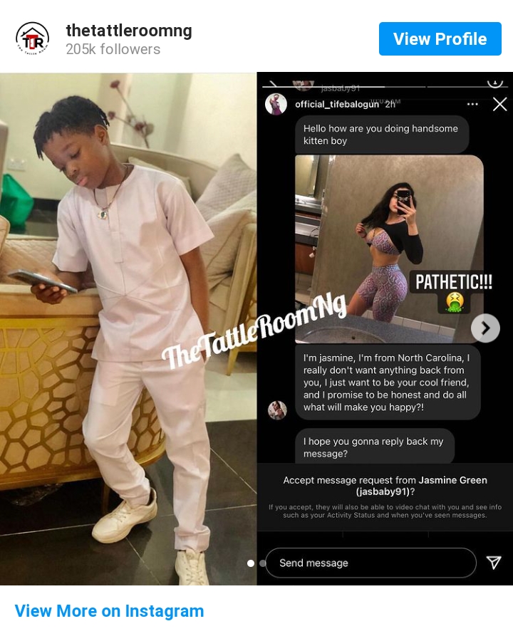 Wizkid's 1st Baby Mama Warns Ladies To stop Sending Unclad Photos To Her Son