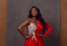 BBNaija's Bisola Aiyeola Stuns In Red Dress To Celebrate 35th Birthday