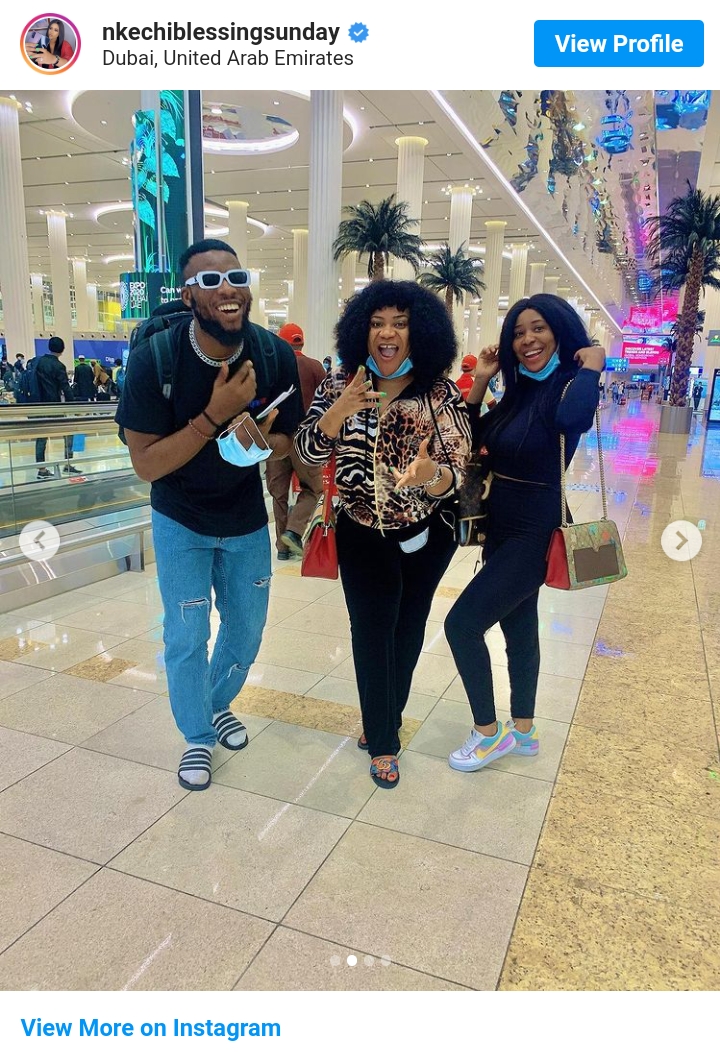 Actress Nkechi Blessing  Opens Up On Why Her Mom Didn't Accompany Her To Dubai 
