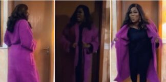 Actress Funke Akindele Refuses To Unclad As She Jumps On The Silhouette Challenge 