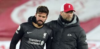 Liverpool Express Support For Alisson Following Father's Death