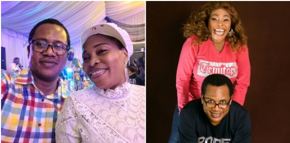 Singer, Tope Alabi's Hubby Showers Sweet Words On Her On Val's Day