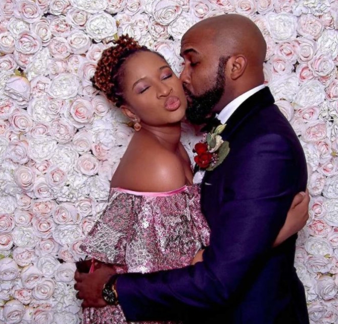 'I Thought I Loved You Before'- Adesuwa Etomi Says As She Celebrates Banky W On His 40th Birthday