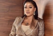 Nigerians React To Provocative Nun Outfit Toyin Lawani Wore For Movie Premiere