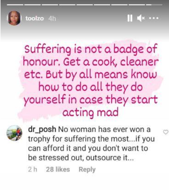 'Suffering Is Not A Badge Of Honour'- OAP Toolz Tells Women