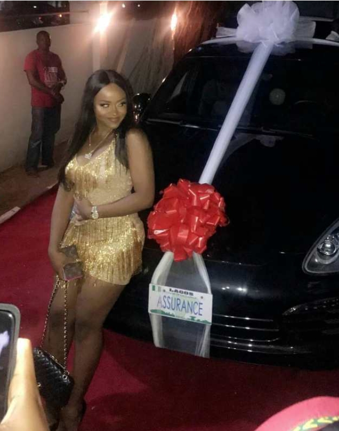 Chioma's Neighbour Debunks Rumour, Says She Still Drives The Porsche Davido Bought For Her