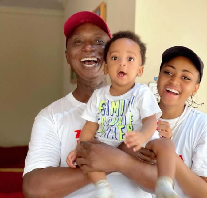 Actress Regina Daniels And Husband Ned Nwoko Celebrate Their Son Munir At 10 Months