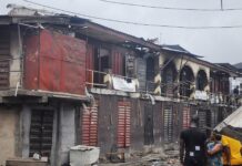 LASEMA Put Out Fire At Ladipo Market