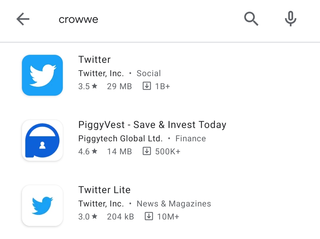 Breaking: Twitter Scores As Google Boots Garba's 'Crowwe App' Out Of Playstore