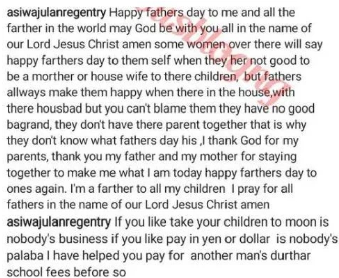 You're An Irresponsible Father- Mercy Aigbe, Lanre Gentry Trade Words On Social Media