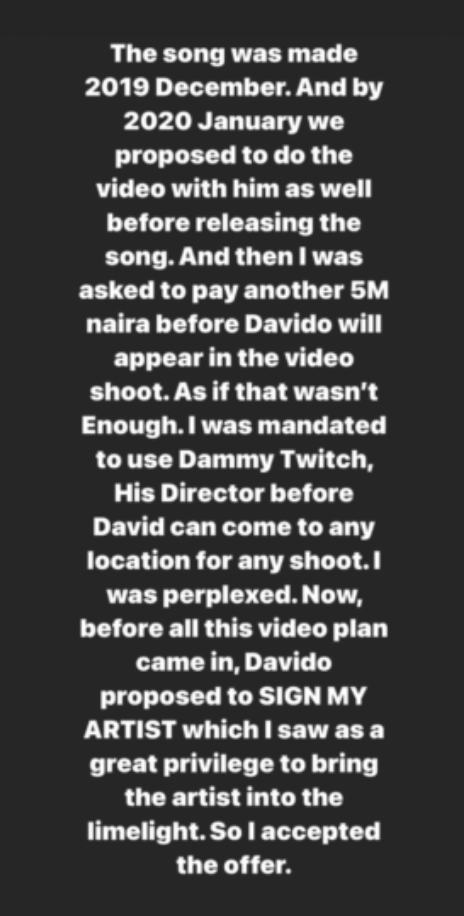 Davido Dragged By Record Label For Alleged Extortion 