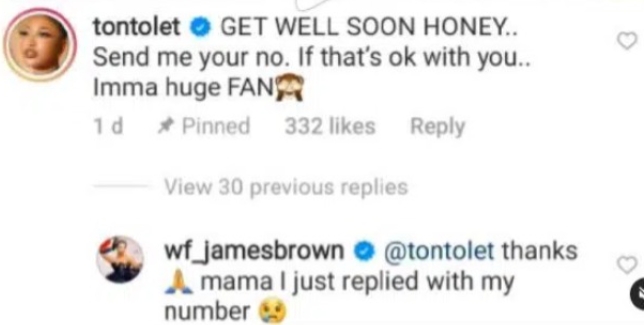 Reactions As Tonto Dikeh Dumps Bobrisky For James Brown