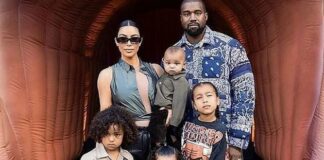 Kim Kardashian Attends Kanye West's Album Release