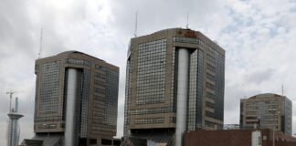 Nigerian National Petroleum Corporation (NNPC) headquarters are seen in Abuja, Nigeria